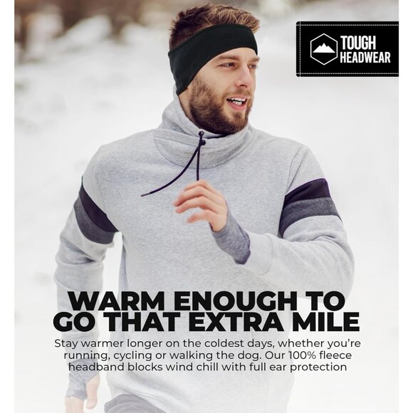 Winter Headbands for Women - Ear Warmers - Ear Muffs for Winter - Fleece Headban - Picture 2 of 7